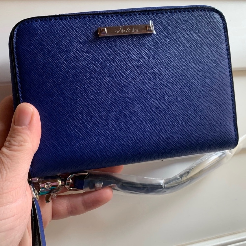 Stella & Dot Chelsea Tech Wallet-Cobalt (Retired)